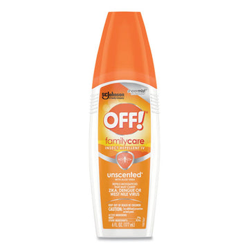 OFF!® Familycare Unscented Spray Insect Repellent, 6 Oz Spray Bottle, 12-carton freeshipping - TVN Wholesale